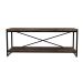 Rack Wooden Carvalho Dark e Preto 120 cm