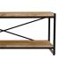 Rack Wooden Carvalho e Preto 120 cm