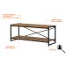 Rack Wooden Mel e Preto 120 cm