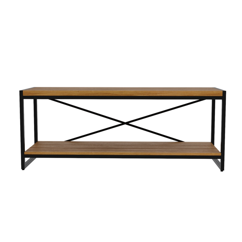 Rack Wooden Mel e Preto 120 cm