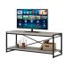 Rack Wooden Snow e Preto 120 cm