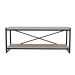 Rack Wooden Snow e Preto 120 cm