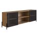 Rack York Vermont e Preto 180 cm