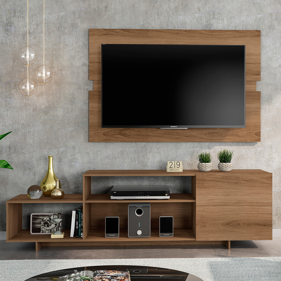 Rack com Painel para TV até 45 Polegadas Antonella Carvalho 180 cm