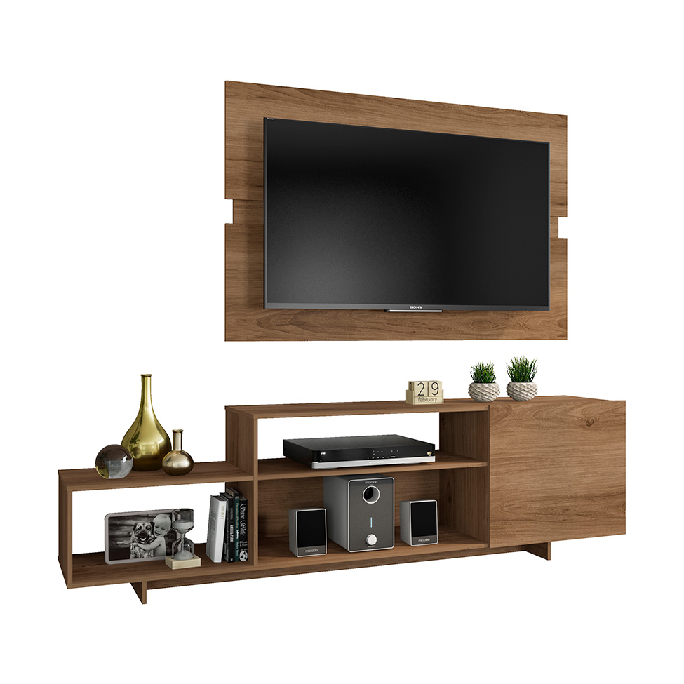 Rack com Painel para TV até 45 Polegadas Antonella Carvalho 180 cm