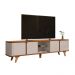 Rack para TV até 60 Polegadas Roma Cedro e Off White