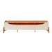 Rack para TV até 70 Polegadas Studio 2 PT 1 GV Off White e Nature 222 cm