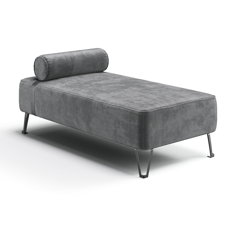 Recamier Erikson Velosuede Grafite 142 cm