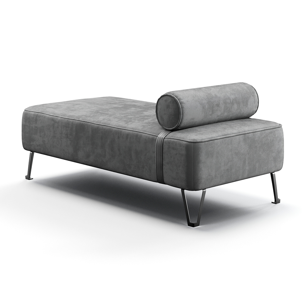 Recamier Erikson Velosuede Grafite 142 cm