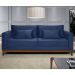 Sofá 2 Lugares Bahamas Suede Azul