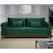 Sofá 2 Lugares Bahamas Suede Verde