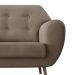 Sofá 2 Lugares Beegees Suede Bege