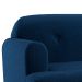 Sofá 2 Lugares Kiev Linho Azul Marinho 130 cm