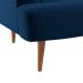 Sofá 2 Lugares Kiev Linho Azul Marinho 130 cm