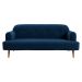 Sofá 2 Lugares Kiev Linho Azul Marinho 165 cm