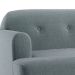 Sofá 2 Lugares Kiev Linho Cinza 130 cm