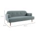 Sofá 2 Lugares Kiev Linho Cinza 165 cm