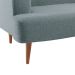 Sofá 2 Lugares Kiev Linho Cinza 165 cm