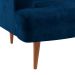 Sofá 2 Lugares Kiev Velosuede Azul Marinho 130 cm