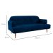 Sofá 2 Lugares Kiev Velosuede Azul Marinho 165 cm