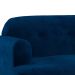 Sofá 2 Lugares Kiev Velosuede Azul Marinho 165 cm