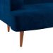 Sofá 2 Lugares Kiev Velosuede Azul Marinho 165 cm