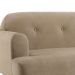Sofá 2 Lugares Kiev Velosuede Bege 130 cm