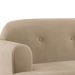 Sofá 2 Lugares Kiev Velosuede Bege 165 cm