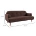 Sofá 2 Lugares Kiev Velosuede Marrom 165 cm