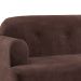 Sofá 2 Lugares Kiev Velosuede Marrom 165 cm