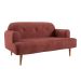 Sofá 2 Lugares Kiev Velosuede Telha 130 cm