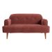 Sofá 2 Lugares Kiev Velosuede Telha 130 cm