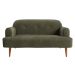 Sofá 2 Lugares Kiev Velosuede Verde 130 cm