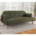 Sofá 2 Lugares Kiev Velosuede Verde 165 cm