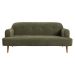 Sofá 2 Lugares Kiev Velosuede Verde 165 cm
