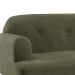 Sofá 2 Lugares Kiev Velosuede Verde 165 cm