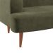 Sofá 2 Lugares Kiev Velosuede Verde 165 cm