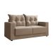 Sofá 2 Lugares Lubeck Suede Bege 140 cm