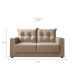 Sofá 2 Lugares Lubeck Suede Bege 140 cm