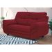 Sofá 2 Lugares Maranello Suede Vermelho