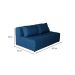 Sofá 2 Lugares Modular Soho Linho Azul Marinho