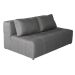 Sofá 2 Lugares Modular Soho Linho Cinza