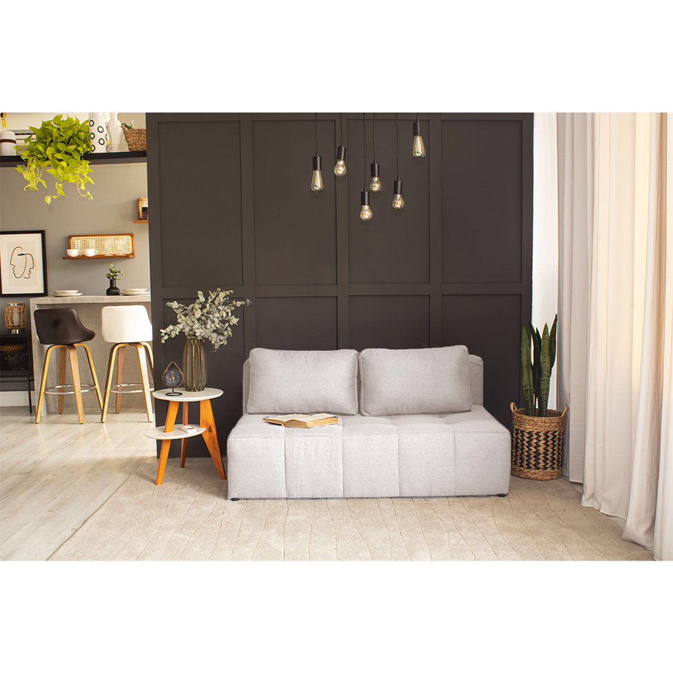 Sofá 2 Lugares Modular Soho Linho Cru