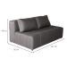 Sofá 2 Lugares Modular Soho Linho Grafite