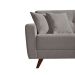 Sofá 2 Lugares Monet Linho Cinza 160 cm