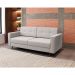 Sofá 2 Lugares Pé Palito Living Linho Cotton Cru