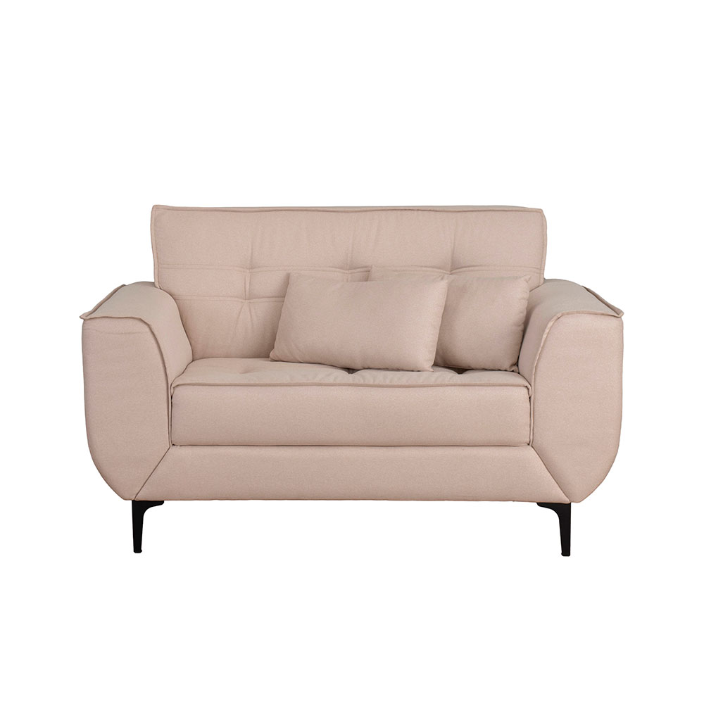 Sofá 2 Lugares Piacenza Linho Bege 152 cm