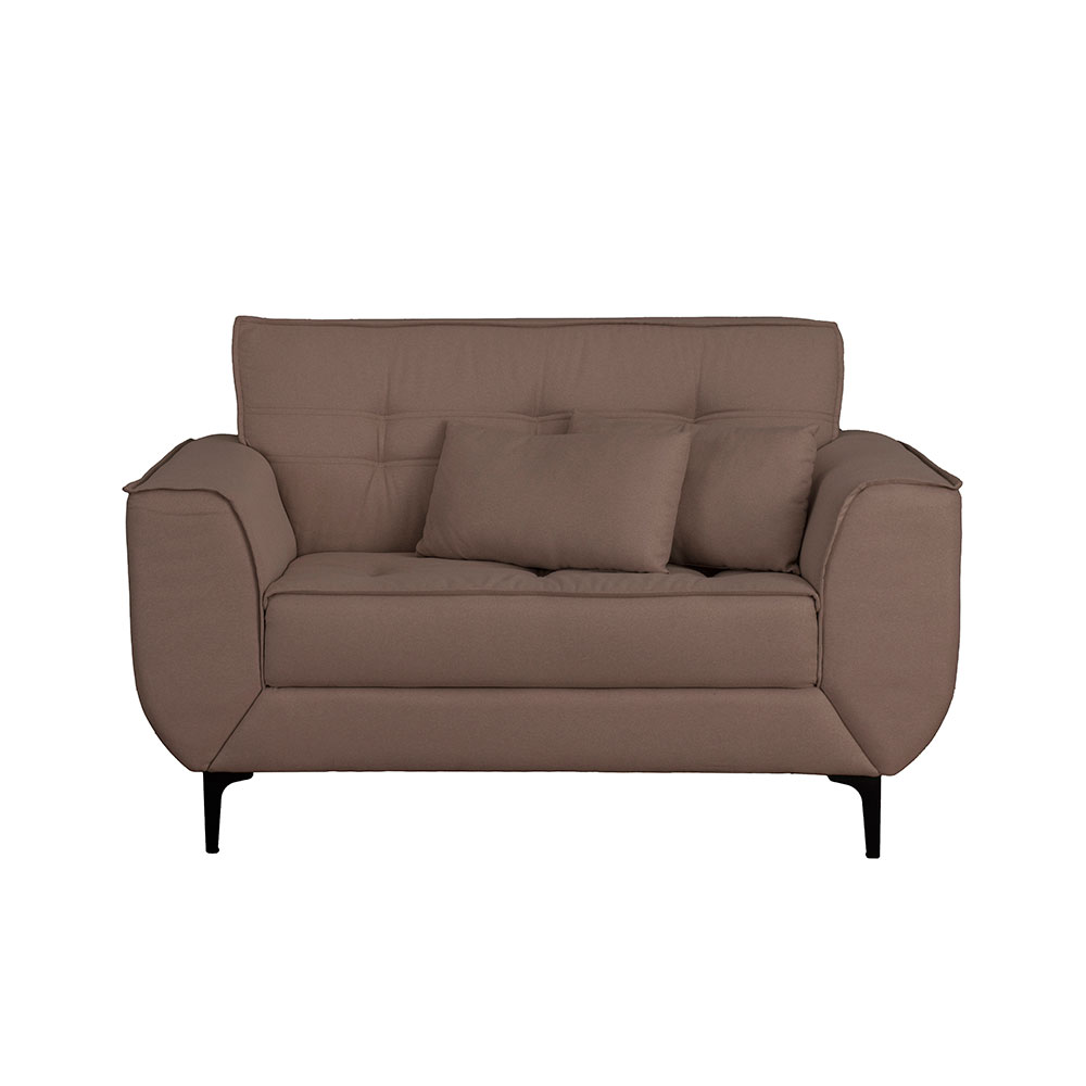 Sofá 2 Lugares Piacenza Linho Marrom 152 cm