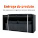 Sofá 2 Lugares Retrátil Lubeck Suede Grafite 140 cm