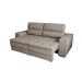 Sofá 2 Lugares Retrátil e Reclinável Montevideo Suede Bege